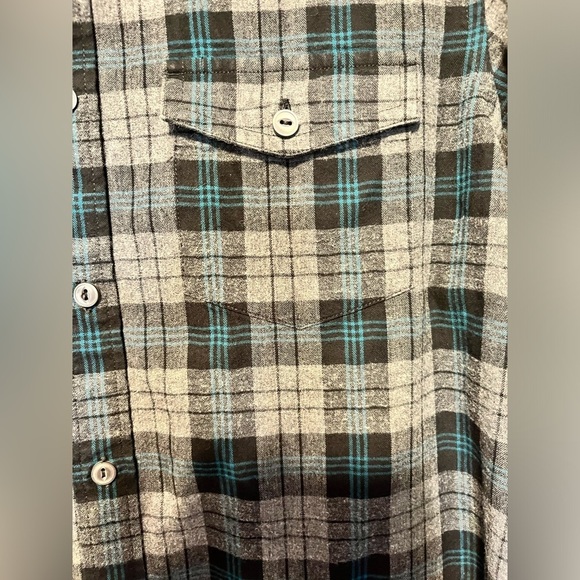 American Eagle Outfitters Men's Slim Fit Flannel Button Down Size M - Picture 4 of 4